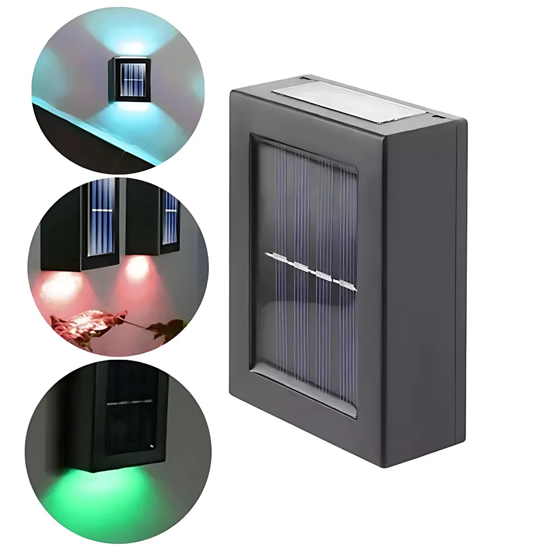Luz Solar LED para Cerca com Sensor de Luz e Energia Solar | Innova Fácil