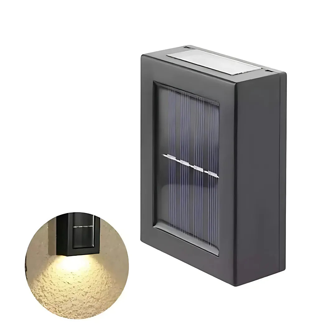 Luz Solar LED para Cerca com Sensor de Luz e Energia Solar | Innova Fácil