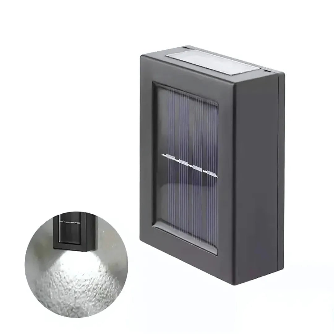 Luz Solar LED para Cerca com Sensor de Luz e Energia Solar | Innova Fácil