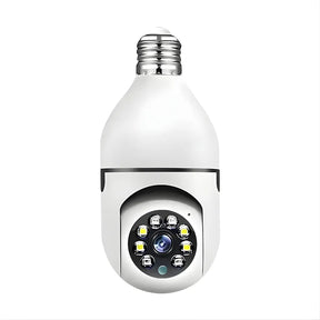 Câmera Lâmpada 1080p HD WiFi PTZ Com Visão Noturna E Áudio Bidirecional | Innova Fácil