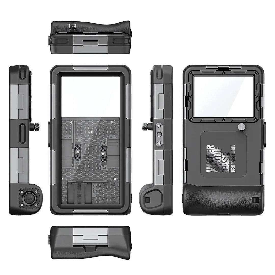 Capa de Mergulho A Prova D'Agua Shellbox IP68 para Celular até 6,9" | Innova Fácil