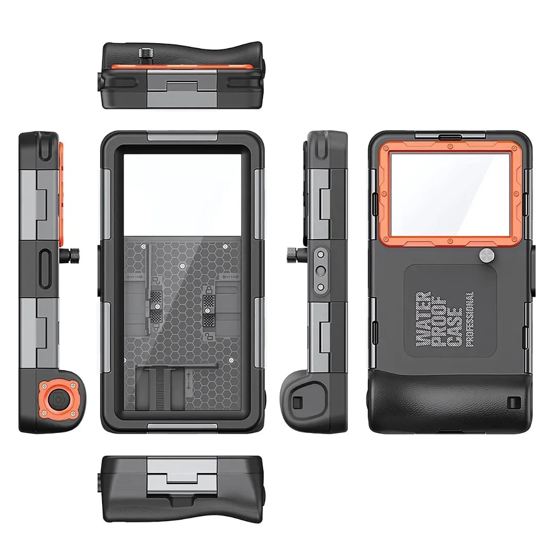 Capa de Mergulho A Prova D'Agua Shellbox IP68 para Celular até 6,9" | Innova Fácil