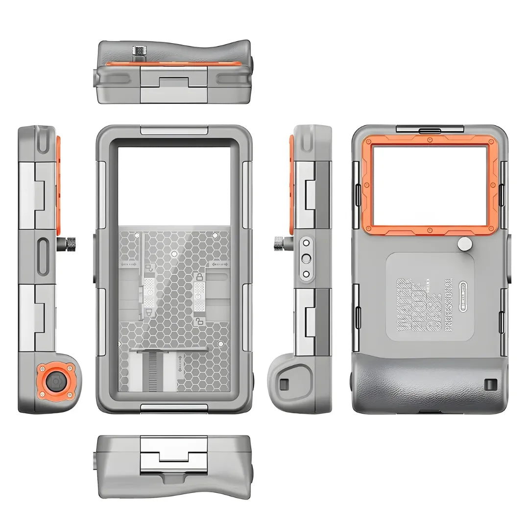Capa de Mergulho A Prova D'Agua Shellbox IP68 para Celular até 6,9" | Innova Fácil