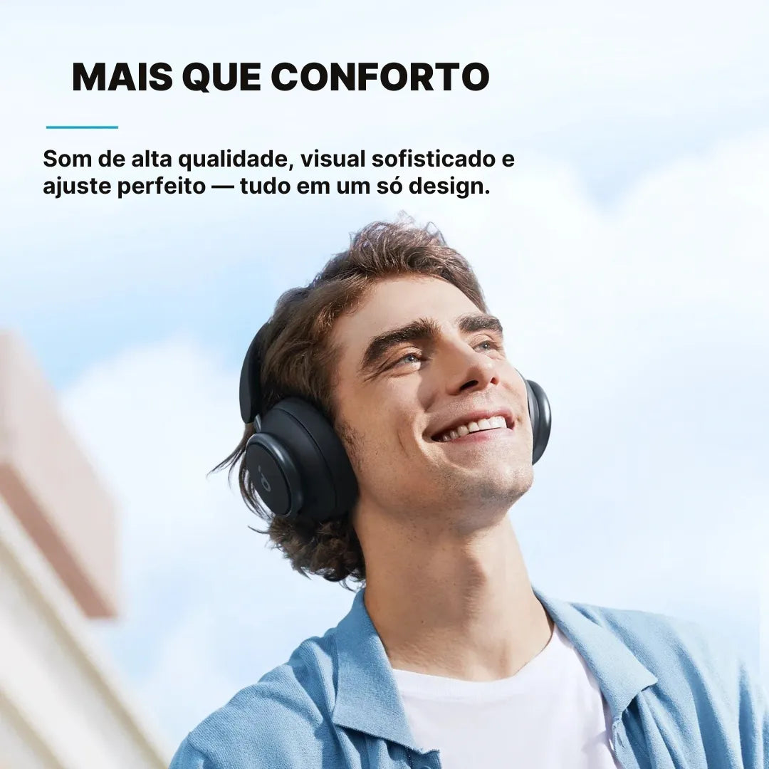 Fone Bluetooth Com Cancelamento De Ruído Ativo Soundcore Q30 | Innova Fácil