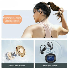 Fone Bluetooth Miniso MS189 Com Tradução AI E Tela Touch Colorida | Innova Fácil