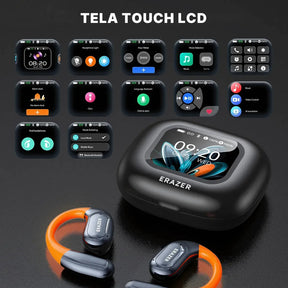 Fone Bluetooth Erazer XP15 com Tela Touch, Tradutor em 145 Idiomas e LED Personalizável | Innova Fácil