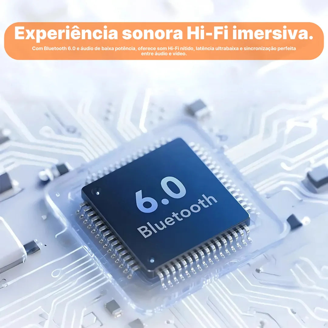 Fone Bluetooth MINISO MS212 com Monitor Cardíaco e Controle Touch | Innova Fácil
