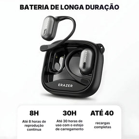 Fone ERAZER Tradutor AI Bluetooth Com Tela Touch