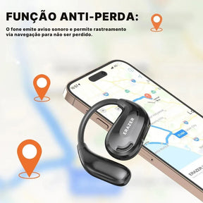 Fone Tradutor Bluetooth ERAZER XT66 PRO AI 135 Idiomas | Innova Fácil