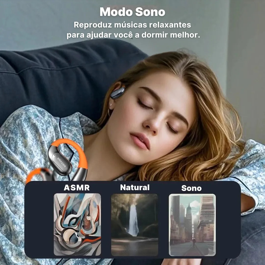 Fone Tradutor Bluetooth Erazer Tradução em Tempo Real,  Open-Ear | Innova Fácil