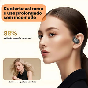 Fone Tradutor MINISO MS209 I.A Open Ear com 134 Idiomas e Design Ergonômico | Innova Fácil