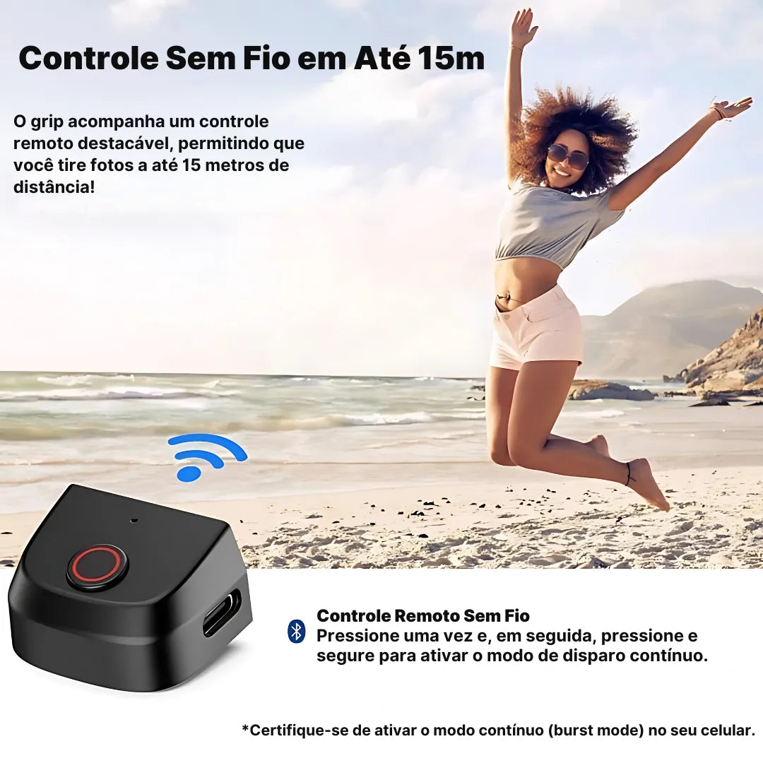 Grip Bluetooth Estabilizador Para Smartphone Ulanzi MA35 | Innova Fácil