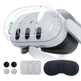 Kit De Proteção VR Para Meta Quest 3 Com Capa Cristal, Tampas E Protetor De Lente | Innova Fácil