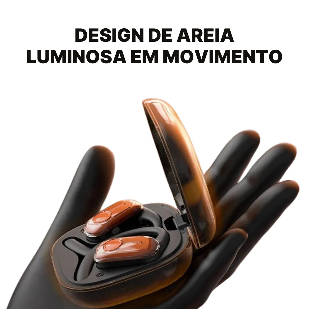 Fone Bluetooth Miniso MS185 com Estojo de Areia Movediça e Bateria de 40h | Innova Fácil
