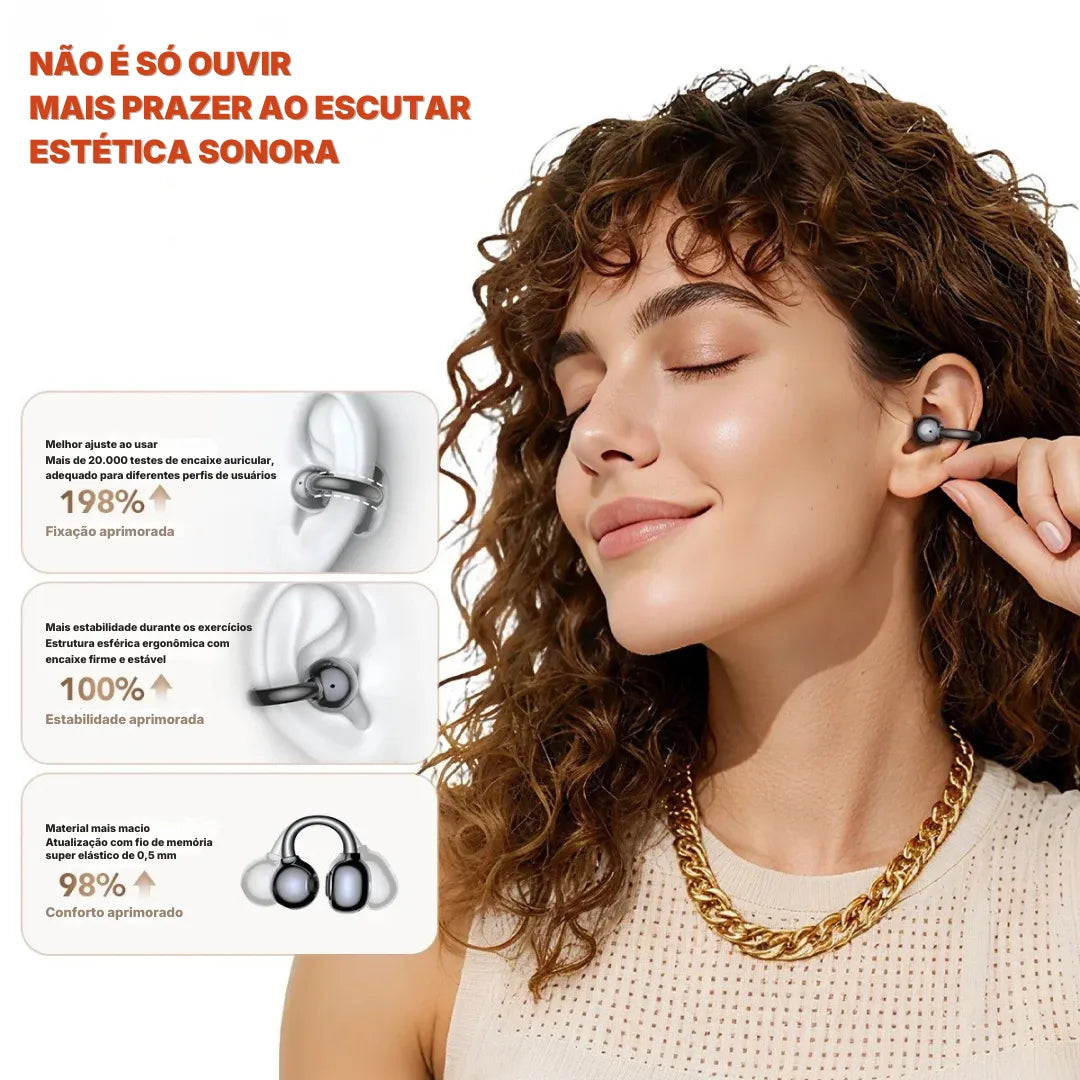 MINISO Fone Bluetooth Controle Touch