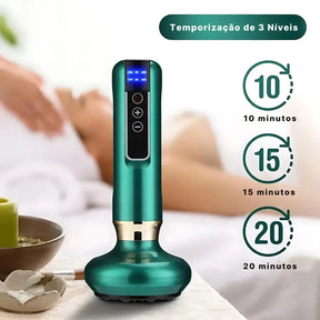 Massageador A Vácuo Salorie 12 Níveis De Calor Infravermelho | Innova Fácil