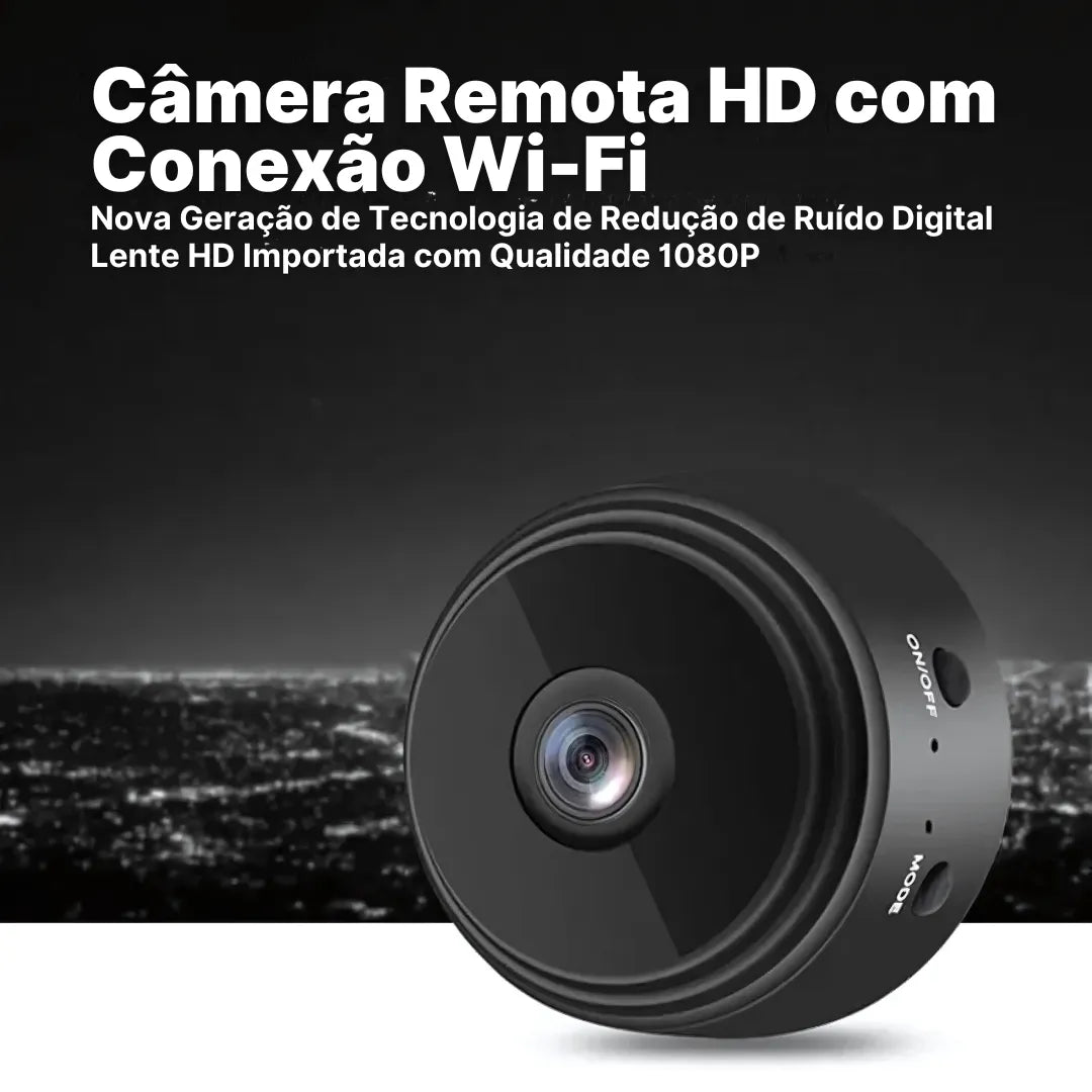 Mini Câmera Espiã A9 Com Visão Noturna e Detecção de Movimento | Innova Fácil