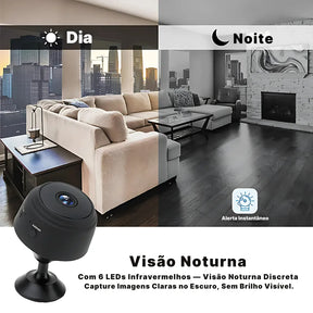 Mini Câmera Espiã A9 Com Visão Noturna e Detecção de Movimento | Innova Fácil